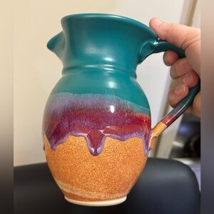 Vintage Walt Glass Pitcher Studio